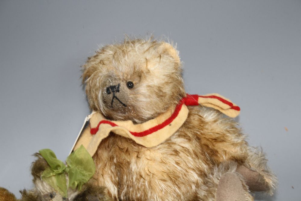 Twelve miniature Teddy Herman, eighteen miniature bears including Mystic Bears, Herman Pawsey & others
